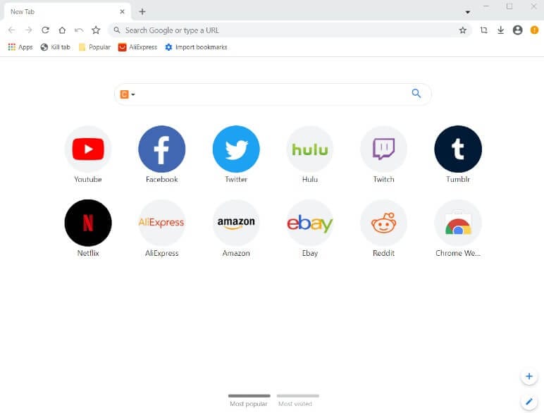واجهة متصفح Cent Browser على ويندوز مع عرض التبويبات والمميزات الأساسية