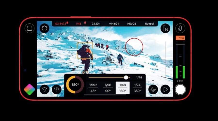 تجربة تصوير احترافية باستخدام تطبيق Filmic Pro بدقة 4K على جهاز آيفون