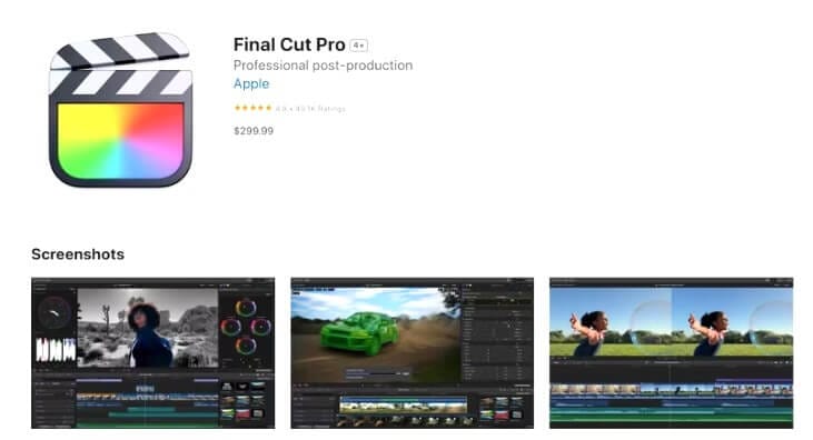 برنامج Final Cut Pro لتحرير الفيديو الاحترافي