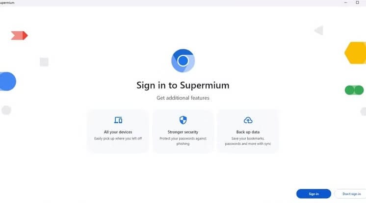 متصفح Supermium يعمل على ويندوز 7 بواجهة شبيهة بجوجل كروم