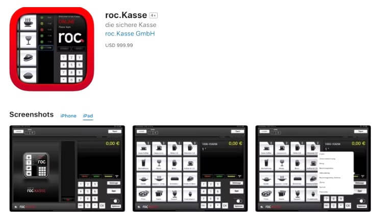 تطبيق roc.Kasse لتحويل الآيباد إلى نظام نقاط بيع كامل
